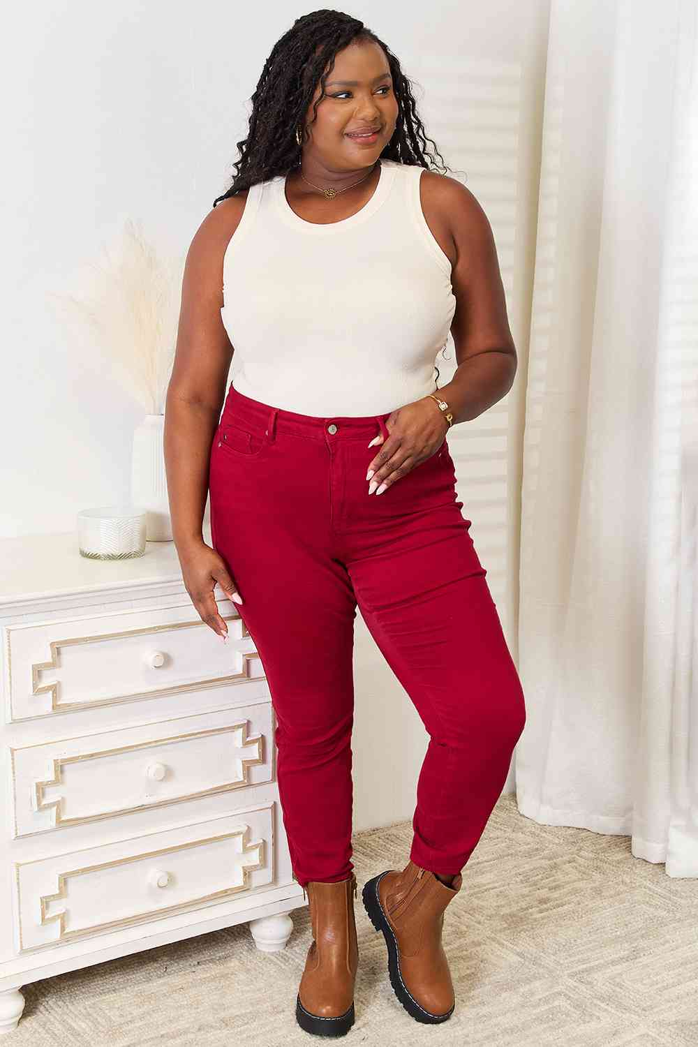 Basic Full Size Round Neck Tank